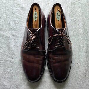 Alden 990 Shell Cordovan Plain Toe Blucher Shoes Mens Size 11 B/D